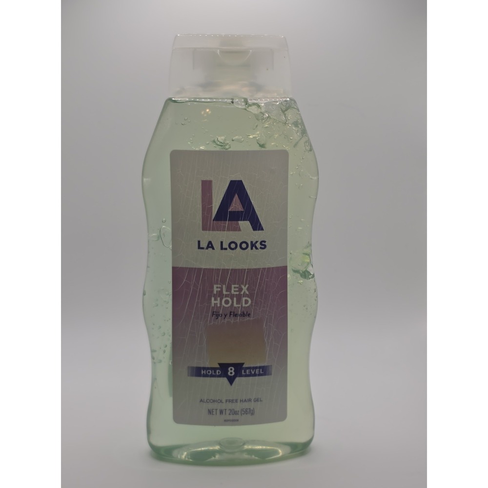 LA Looks Flex Hold Alcohol Free Hair Gel - Hold Level 8 - 20 oz